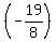 %28-19%2F8%29