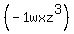 %28-1wxz%5E3%29