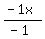 %28-1x%29%2F%28-1%29