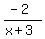 %28-2%29%2F%28x%2B3%29