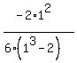 %28-2%2A1%5E2%29%2F%286%281%5E3-2%29%29