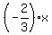 %28-2%2F3%29%2Ax%29