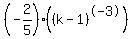 %28-2%2F5%29%28%28k-1%29%5E-3%29