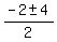 %28-2+%2B-+4%29%2F2