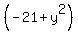 %28-21+%2B+y%5E2%29