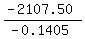 %28-2107.50%29%2F%28-0.1405%29