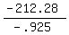 %28-212.28%29%2F%28-.925%29