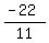 %28-22%29%2F11