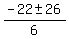%28-22%2B-+26%29%2F6