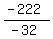 %28-222%29%2F%28-32%29