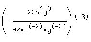%28-23x%5E4y%5E0%2F92x%5E-2y%5E-3%29%5E-3