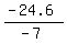 %28-24.6%29%2F%28-7%29