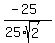 %28-25%29%2F%2825%2Asqrt%282%29%29