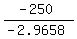 %28-250%29%2F%28-2.9658%29