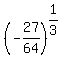 %28-27%2F64%29%5E%281%2F3%29