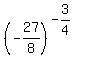 %28-27%2F8%29%5E%28-3%2F4%29