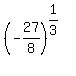 %28-27%2F8%29%5E%281%2F3%29