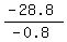 %28-28.8%29%2F%28-0.8%29