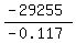 %28-29255%29%2F%28-0.117%29