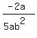 %28-2a%29%2F%285ab%5E2%29