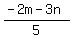 %28-2m-3n%29%2F5