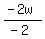 %28-2w%29%2F%28-2%29