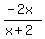 %28-2x%29%2F%28x%2B2%29
