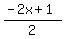 %28-2x%2B1%29%2F2
