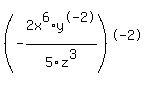 %28-2x%5E6%2Ay%5E-2%2F5z%5E3%29%5E-2