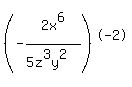 %28-2x%5E6%2F%285z%5E3y%5E2%29%29%5E-2