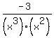 %28-3%29%2F%28x%5E3%29%28x%5E2%29