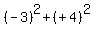 %28-3%29%5E2%2B%28%22%22%2B4%29%5E2