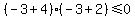 %28-3%2B4%29%28-3%2B2%29%3C=+0