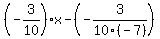 %28-3%2F10%29x+-+%28-3%2F10%28-7%29%29