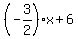 %28-3%2F2%29x%2B6