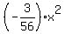 %28-3%2F56%29%2Ax%5E2