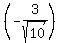 %28-3%2Fsqrt%2810%29%29