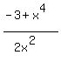 %28-3+%2B+x%5E4%29%2F%282x%5E2%29