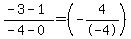 %28-3-1%29%2F%28-4-0%29=%28-4%2F-4%29
