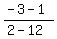 %28-3-1%29%2F%282-12%29