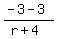 %28-3-3%29%2F%28r%2B4%29