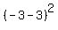 %28-3-3%29%5E2