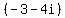 %28-3-4i%29