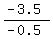 %28-3.5%29%2F%28-0.5%29