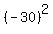 %28-30%29%5E2