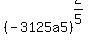 %28-3125a5%29%5E%282%2F5%29
