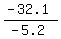 %28-32.1%29%2F%28-5.2%29