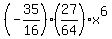 %28-35%2F16%29%2827%2F64%29x%5E6