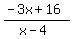 %28-3x%2B16%29%2F%28x-4%29