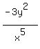 %28-3y%5E2%29%2Fx%5E5